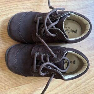 Kids Brown Shoes Perfection jumping jacks